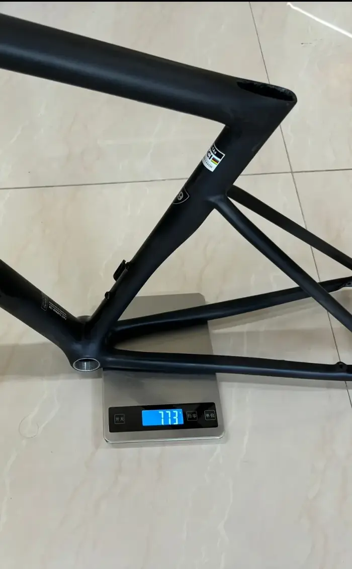 Cadre de Vélo de Route en Fibre de Carbone avec Frein à Disque