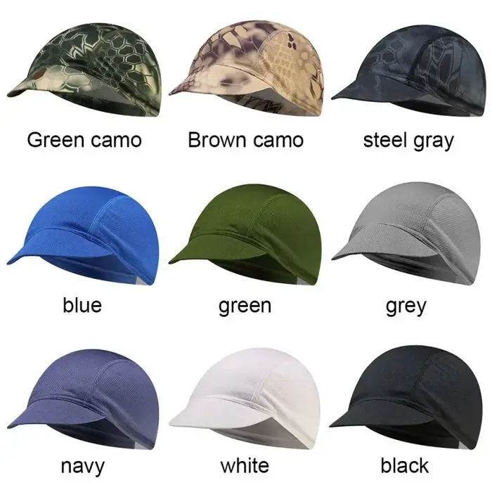 Casquette de cyclisme d'été avec visière