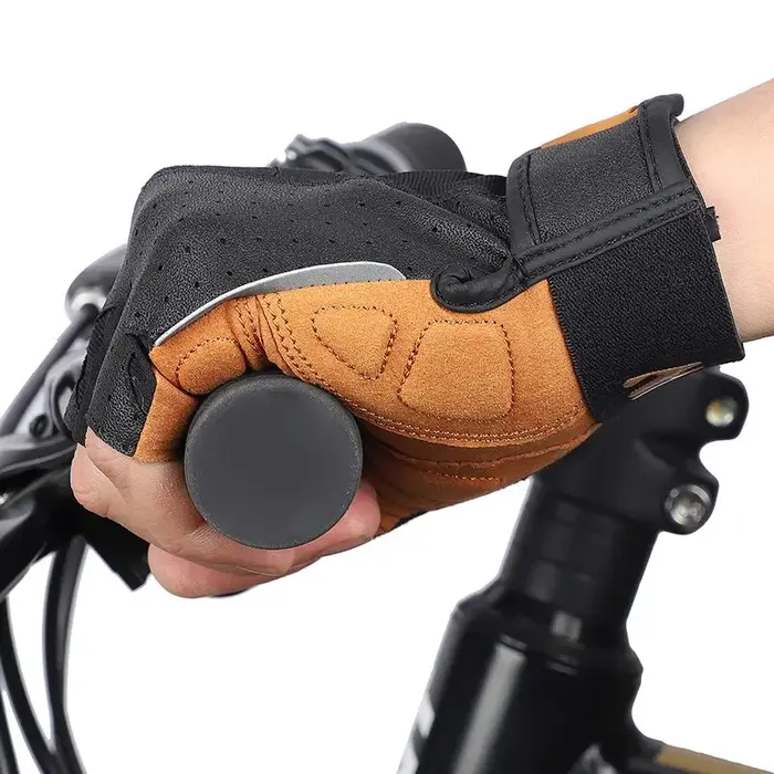 WEST BIKING-Gants de cyclisme demi-doigt pour hommes et femmes, gants de vélo VTT, course à pied, fi