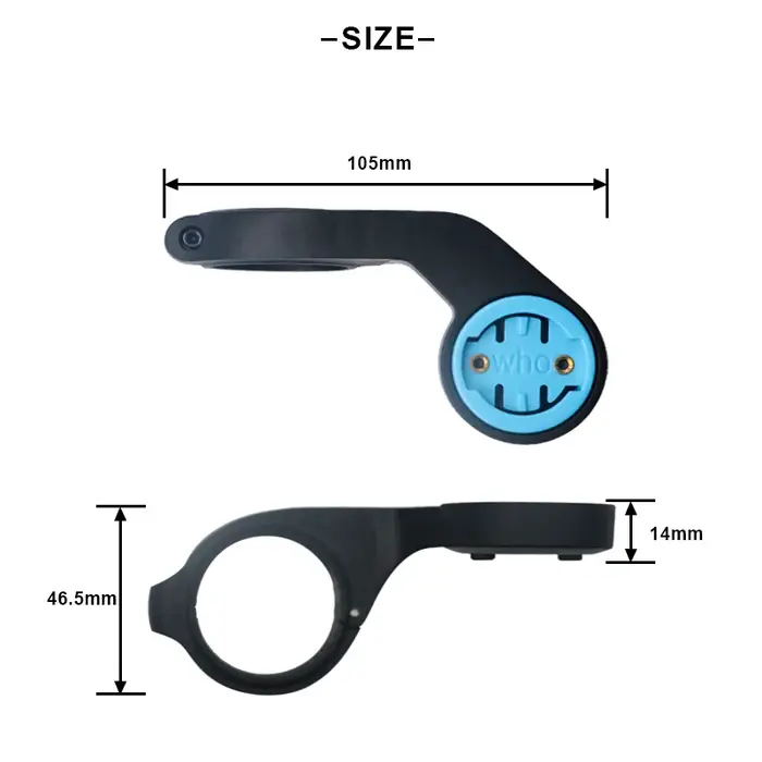 Support d'ordinateur de vélo de route et vtt, support de compteur de vitesse pour Garmin/Bryton/Waho