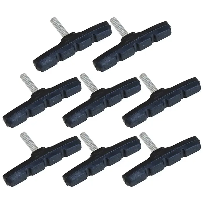 Jeu de plaquettes de frein de vélo, Kit de freins, blocs de frein en V en caoutchouc pour vélo de route et de montagne, chaussures avec écrou hexagonal, outils et cales
