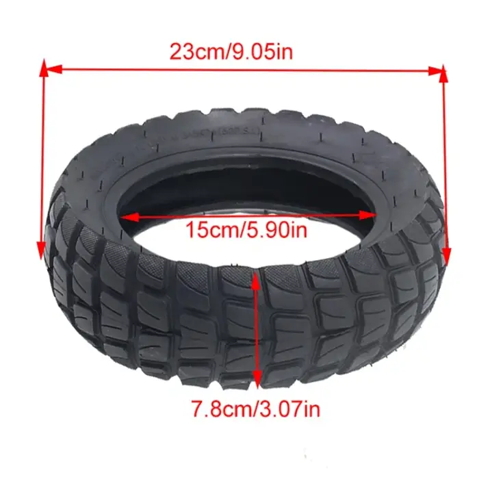 Convient pour la trottinette électrique KUGOO M4 Pro avec pneus intérieurs et extérieurs durables de 10 pouces 80/65-6.