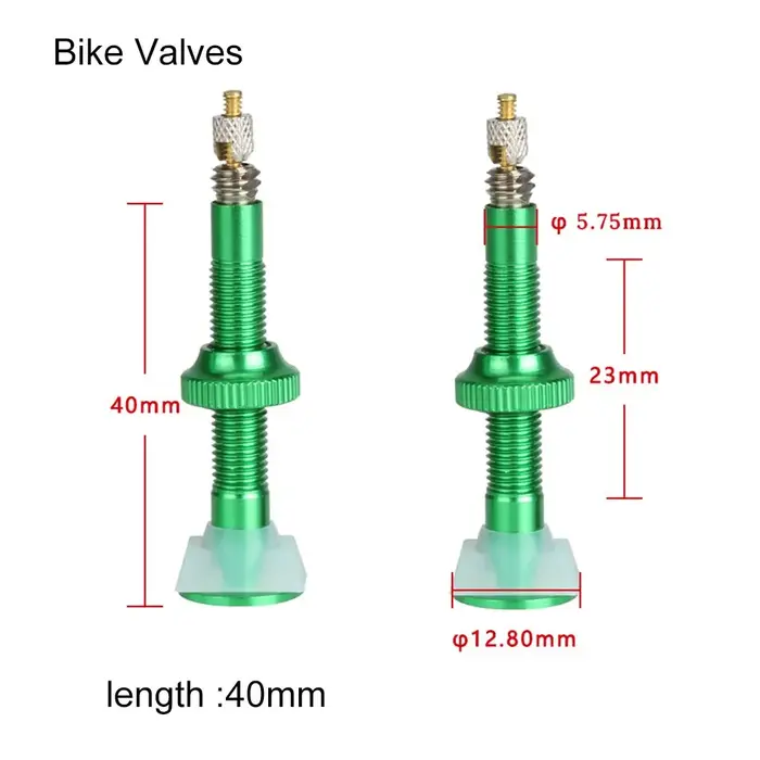 BOLANY 1 pièces Valve de vélo 40mm/60mm buse de vide