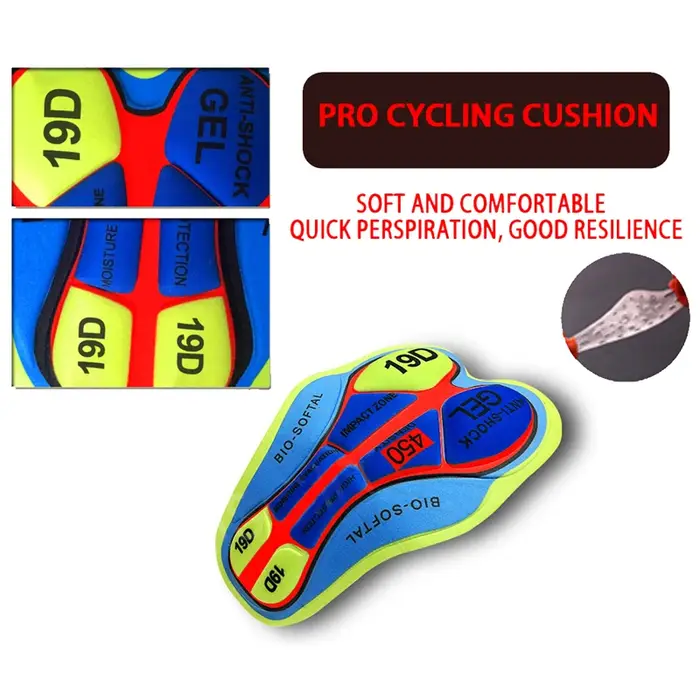 Ensemble de cyclisme d'été Decathlon pour hommes : maillot à manches courtes respirant, cuissard rembourré léger, vêtements de sport de course.