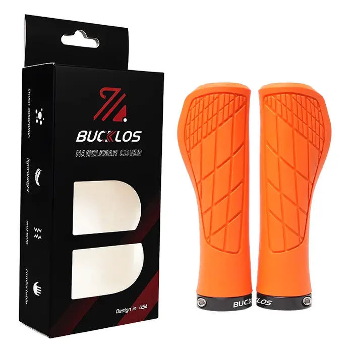BUCKLOS vélo guidon poignée couverture ergonomique vtt manchettes anti-dérapant VTT Lokc poignées confortable