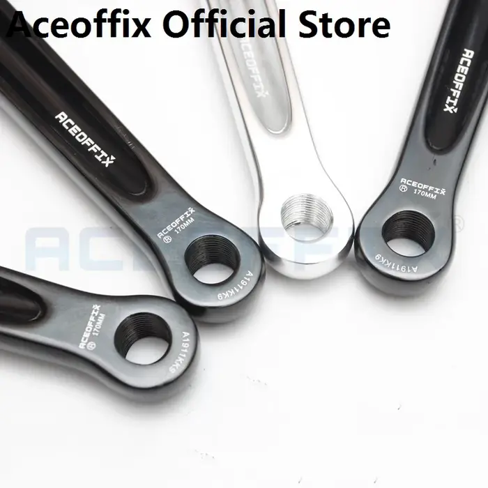 Aceoffix 130BCD pédalier rétro vélo ultraléger 14 16 20 pouces manivelle