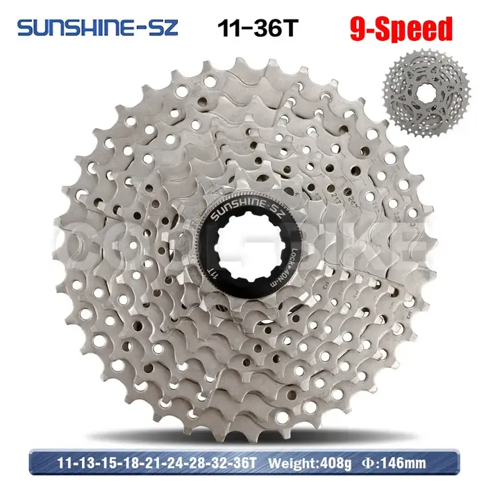Sunshine – pignon de roue libre pour vtt, 9, 10, 11, 12 vitesses, 36, 40, 42, 46, 50, 52T, pour SHIM