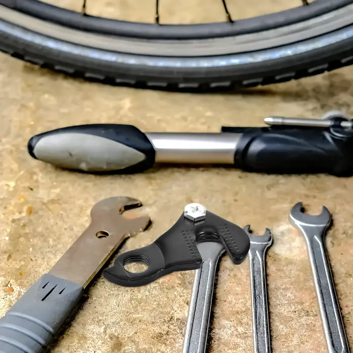 Support de dérailleur arrière pour vélo, crochet de fixation en fer pour VTT, conception solide, rob