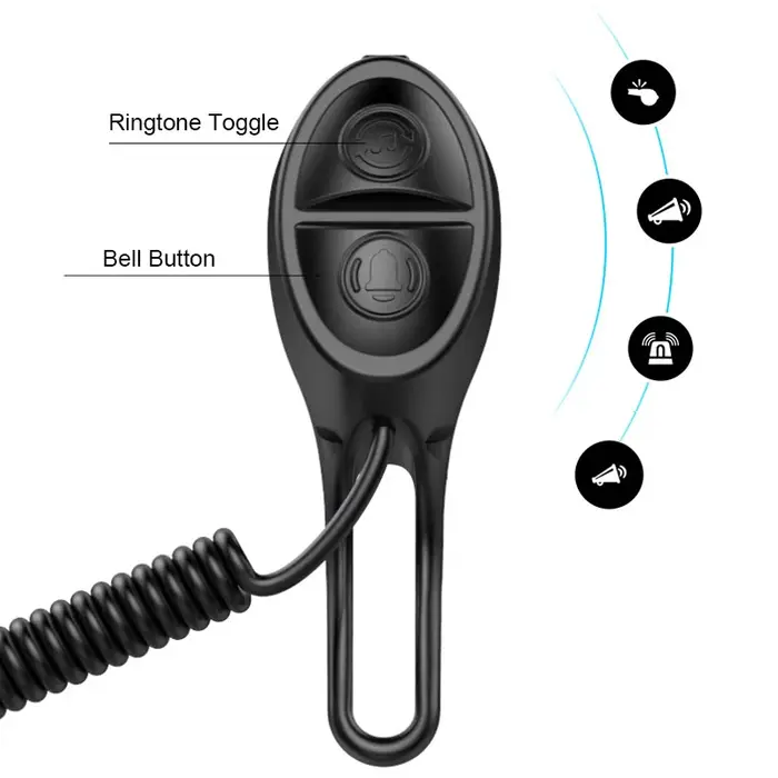 Sonnette électrique de vélo, Rechargeable par USB, pour vtt, Scooter, vélo de route, klaxon de guido