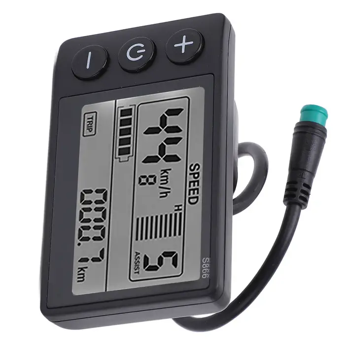 Compteur d'affichage LCD pour vélo électrique