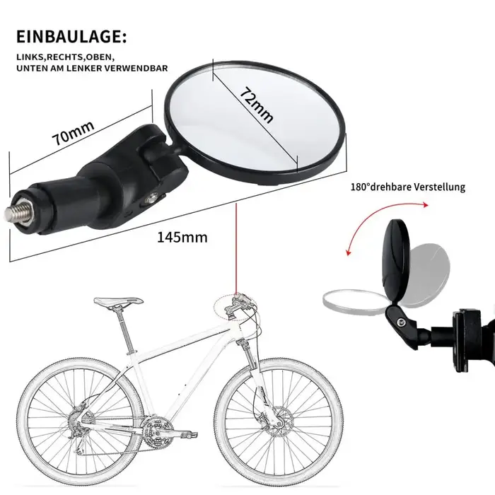DOMEN rétroviseur de vélo