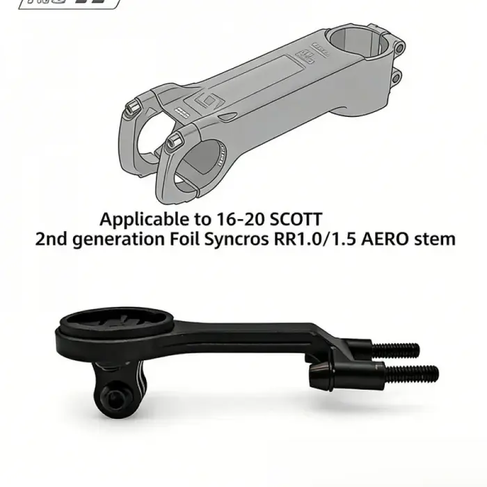 Support de compteur de vélo en aluminium pour SCOTT SYNCROS AERO 2e génération