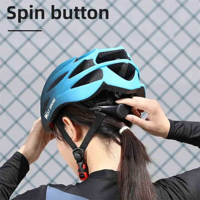 Casque de vélo léger WEST BIKING en coque PC et EPS haute densité pour route VTT et triathlon avec design dégradé de couleur unisexe