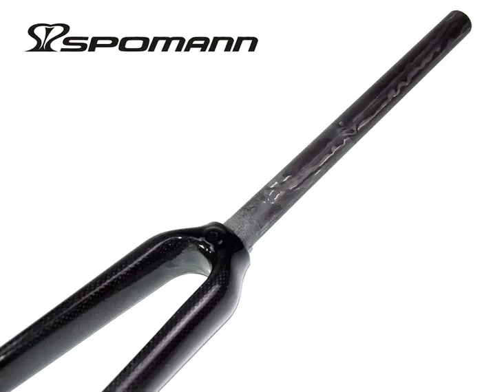 Date 700C 25.4mm course vélo de route brillant mat 3K UD fourche entièrement en fibre de carbone pis