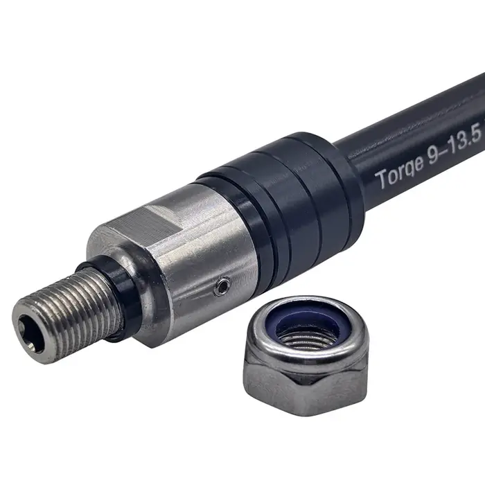 Adaptateur d'axe traversant pour remorque de vélo M12x1.0/1.5/1.75 pour axes arrière de 160-178 mm