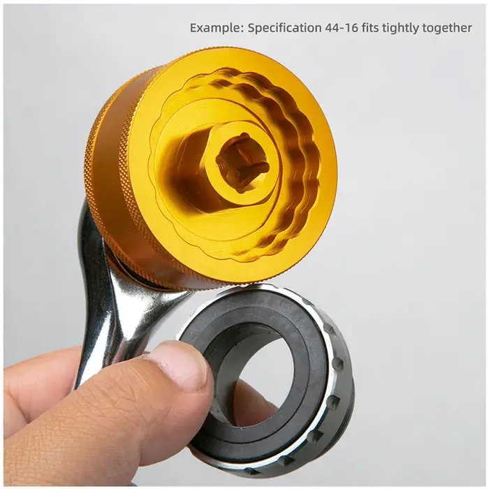 AXI Bike 5 en 1 outil de démontage du support inférieur 39/40.5/44/46/49mm clé de réparation d'installation de vélo