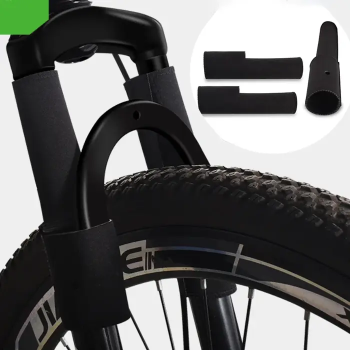 1 paire de couvercles de fourche de protection de vélo de route