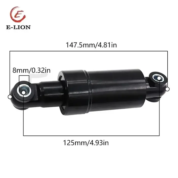 Amortisseur hydraulique pour roues avant et arrière, universel, 125 mm, tout compris, pièces anti-vi