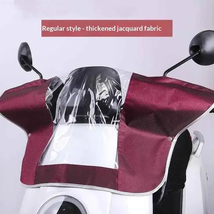 Housse de protection contre la pluie pour tableau de bord de scooter électrique, transparente, étanc