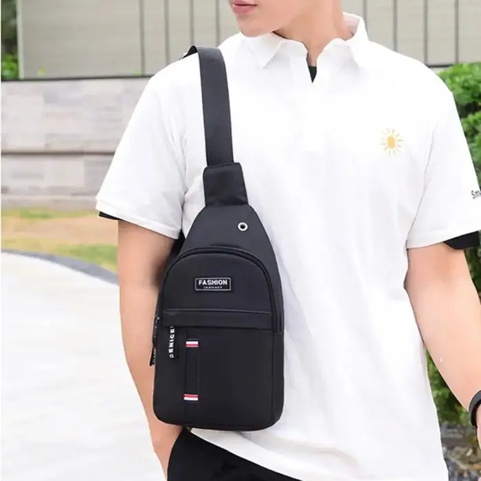 Sac banane étanche de grande capacité pour hommes, sangle réglable pour voyage en plein air, course