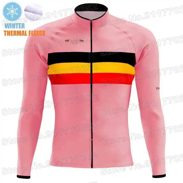 Maillot de cyclisme de l'équipe nationale de Belgique 2025 pour homme