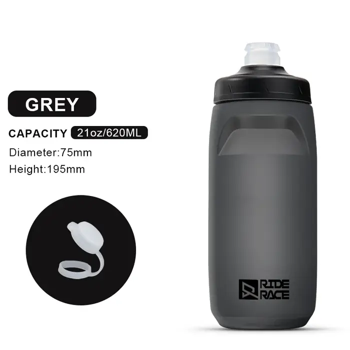 Bouteille d'eau pour vélo 620/750ML, PP5, sans goût, légère, pour sports de plein air, tasse à press