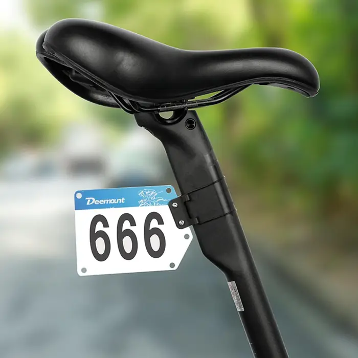 Support de numéro de course pour vélo