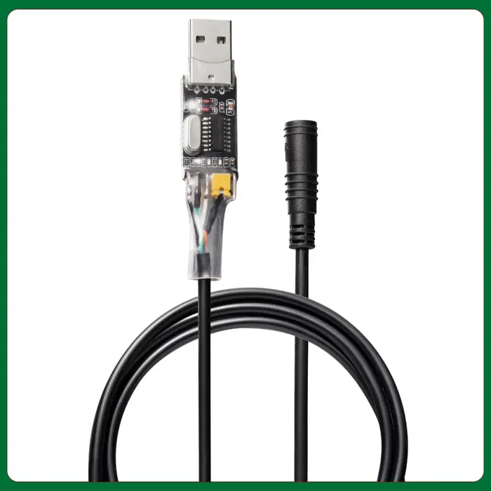 Câble de programmation pour vélo électrique 8fun/Bafang BBS01/02/03/BBSHD - USB vers moteur