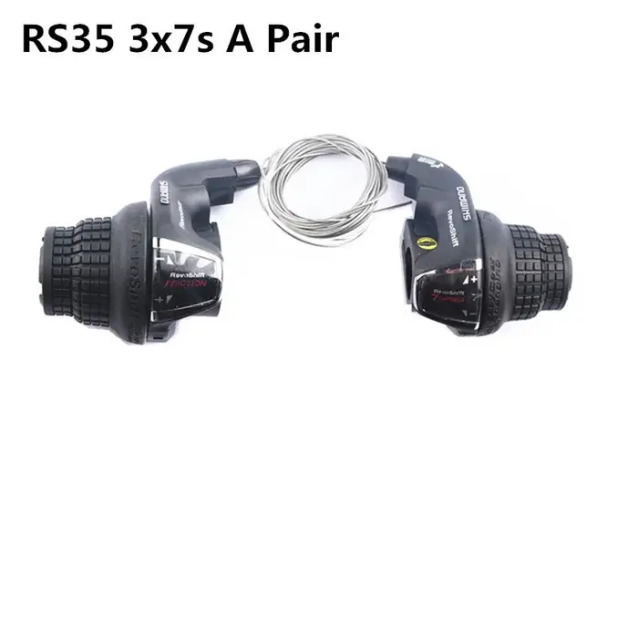 Véritable Shimano SL-RS25 Revoshift poignée vélo torsion manettes de vitesse 3/6/7/18/21 vitesses Tourney
