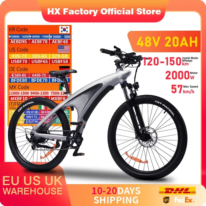 HX Q5 E vélo 2000W adultes