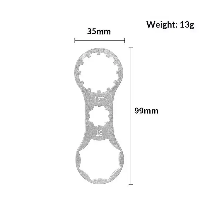 【OD】Clé à fourche avant de vélo en alliage d'aluminium