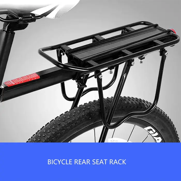 Porte-bagages arrière à dégagement rapide pour vélo