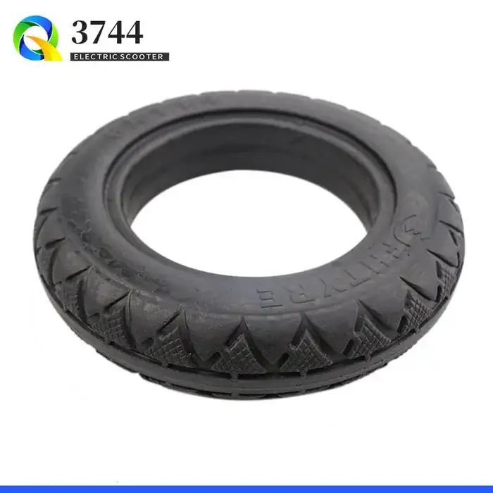 Pneu solide pour trottinette électrique 6x1 1/4, pneu et roue solides non gonflables, adaptés pour r