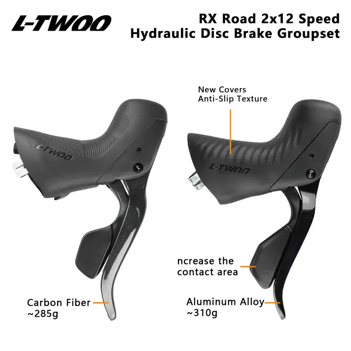 LTWOO RX12-Disc 2x12s Route Hydraulique Frein À Disque Groupe