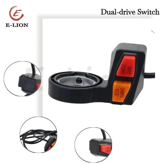 Interrupteur de conversion pour trottinette électrique à moteur simple/double