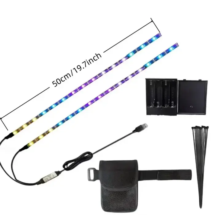 Lumières LED créatives pour trottinette à batterie