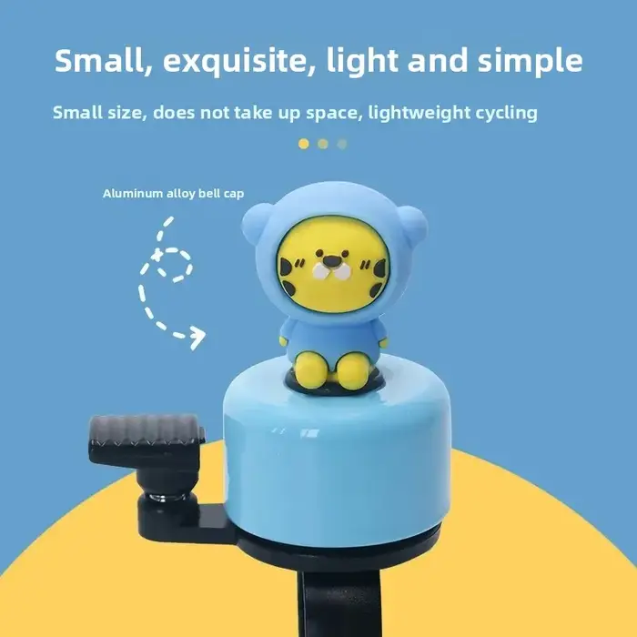 Cloche de vélo forte de dessin animé
