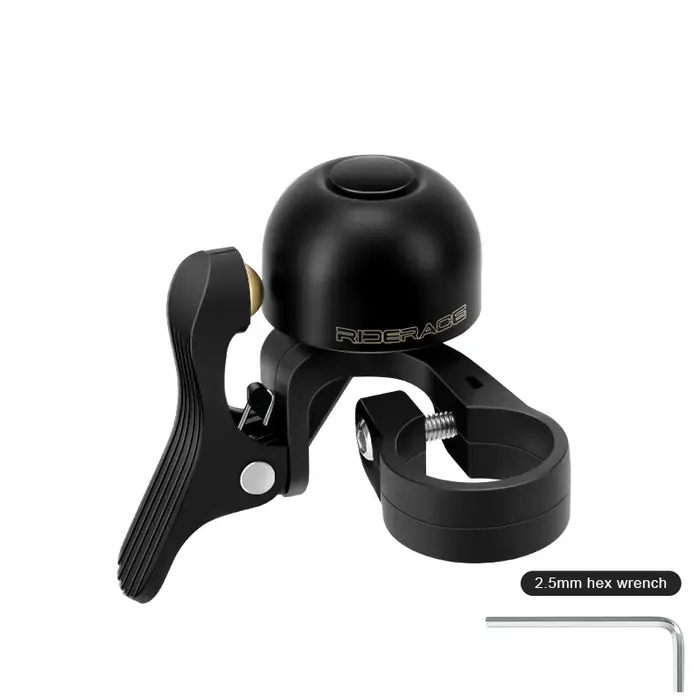 Sonnette de vélo RIDERACE, sonnette d'avertissement sonore claire, sonnette de vélo en cuivre pour l