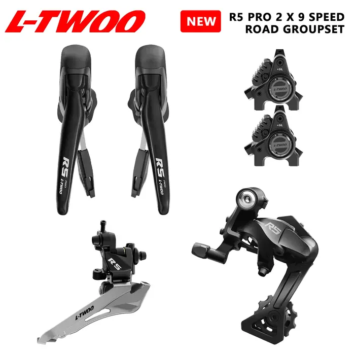 Nouveau groupe de transmission LTWOO R5 Pro 2x9 vitesses pour vélo de route 2026