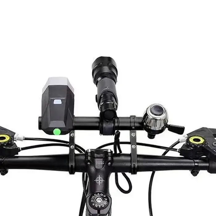 Extension de guidon de vélo en alliage d'aluminium, 20CM, support de feu avant de vélo de montagne, lampe, accessoires de lampe de poche