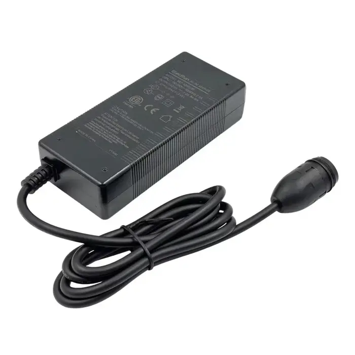 Chargeur de vélo électrique Elecrun 42V 4A /2A compatible avec la batterie Li-Ion 36V RoPd 6 broches Specialized Turbo