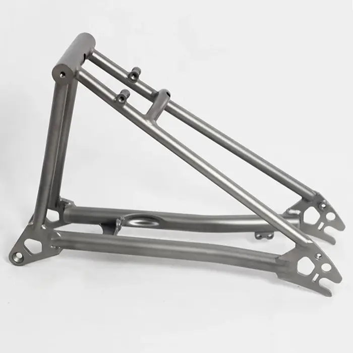 Cadre arrière de vélo pliant en titane P Line, frein C, 112 mm, triangle