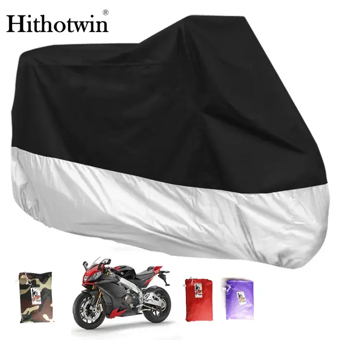 190T noir bleu Design imperméable moto couvre moteurs poussière pluie neige UV protecteur couverture