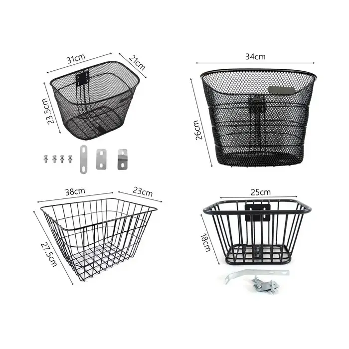 Panier arrière de vélo facile à installer