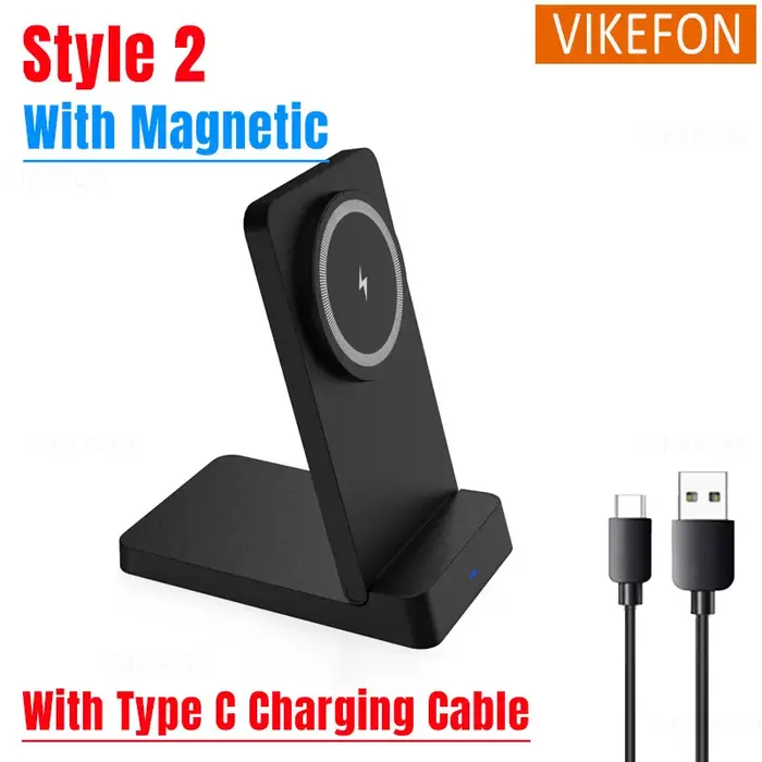 Support de chargeur sans fil pliable pour téléphone