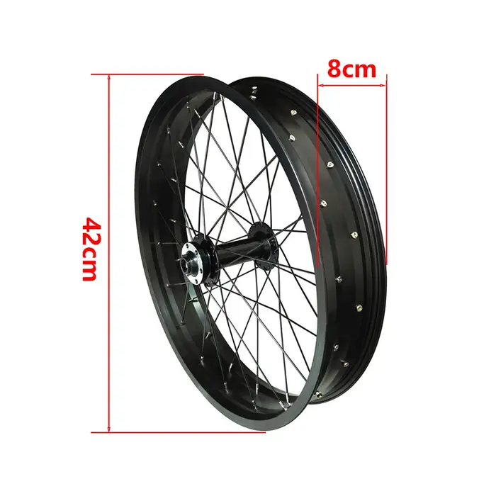 Roue de vélo en alliage d'aluminium