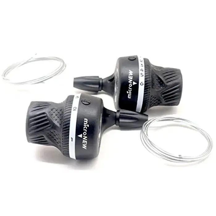 Micronew gauche et droite vtt VTT Transmission 3X6 3X7 3X8 vitesse torsion manette de vitesse vélo m