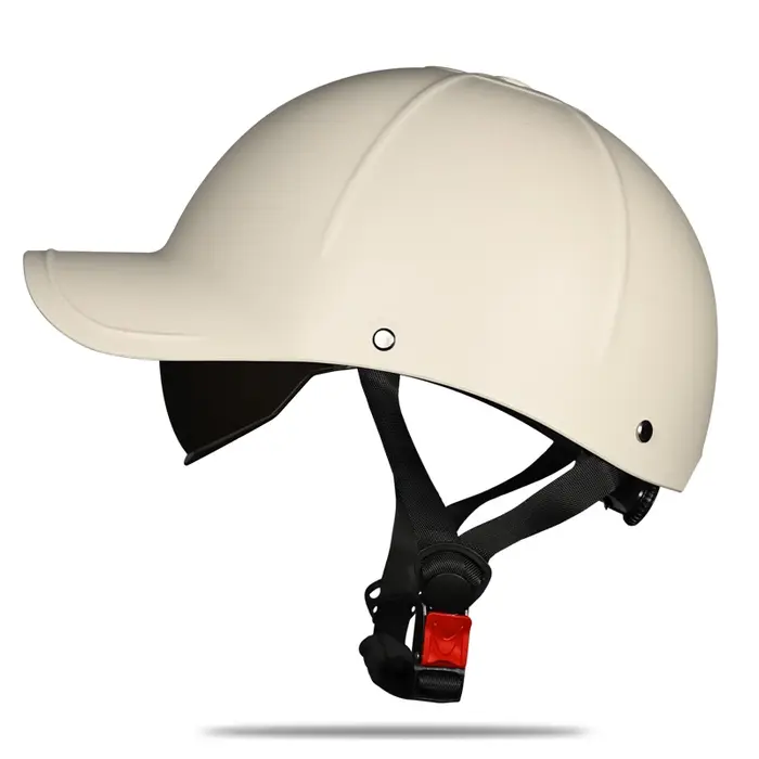 Nouveau café Racer Chopper Scooter sécurité casque demi visage Vintage casquette d'été moto