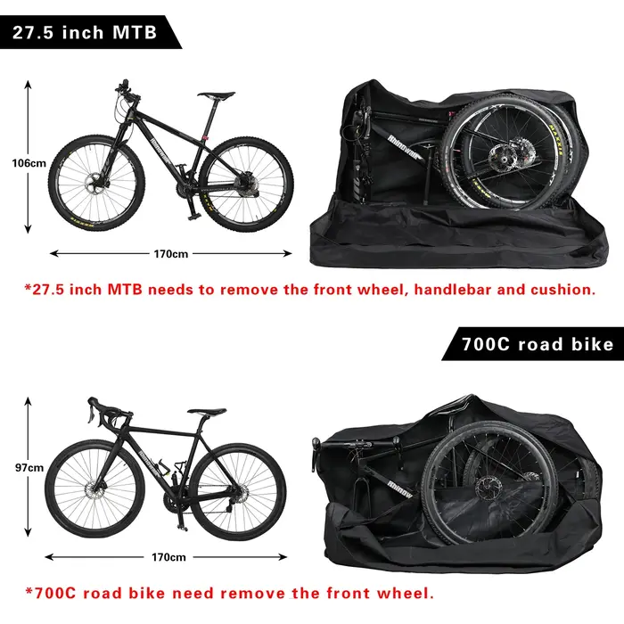 Sac de rangement de vélo