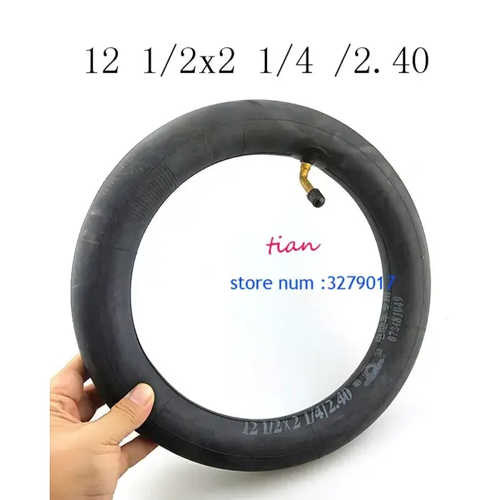 Smile 12 1/2X2 1/4 (47/57/62-203) pour Vélo Électrique, Tube de 12 Pouces Compatible avec de Nombreu